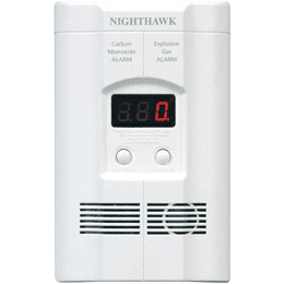 Kidde Nighthawk Plug-In Carbon Monoxide & Explosive Gas Detector