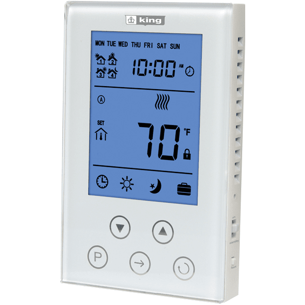 King Electric ClearTouch Electronic 120-240V Programmable Thermostat