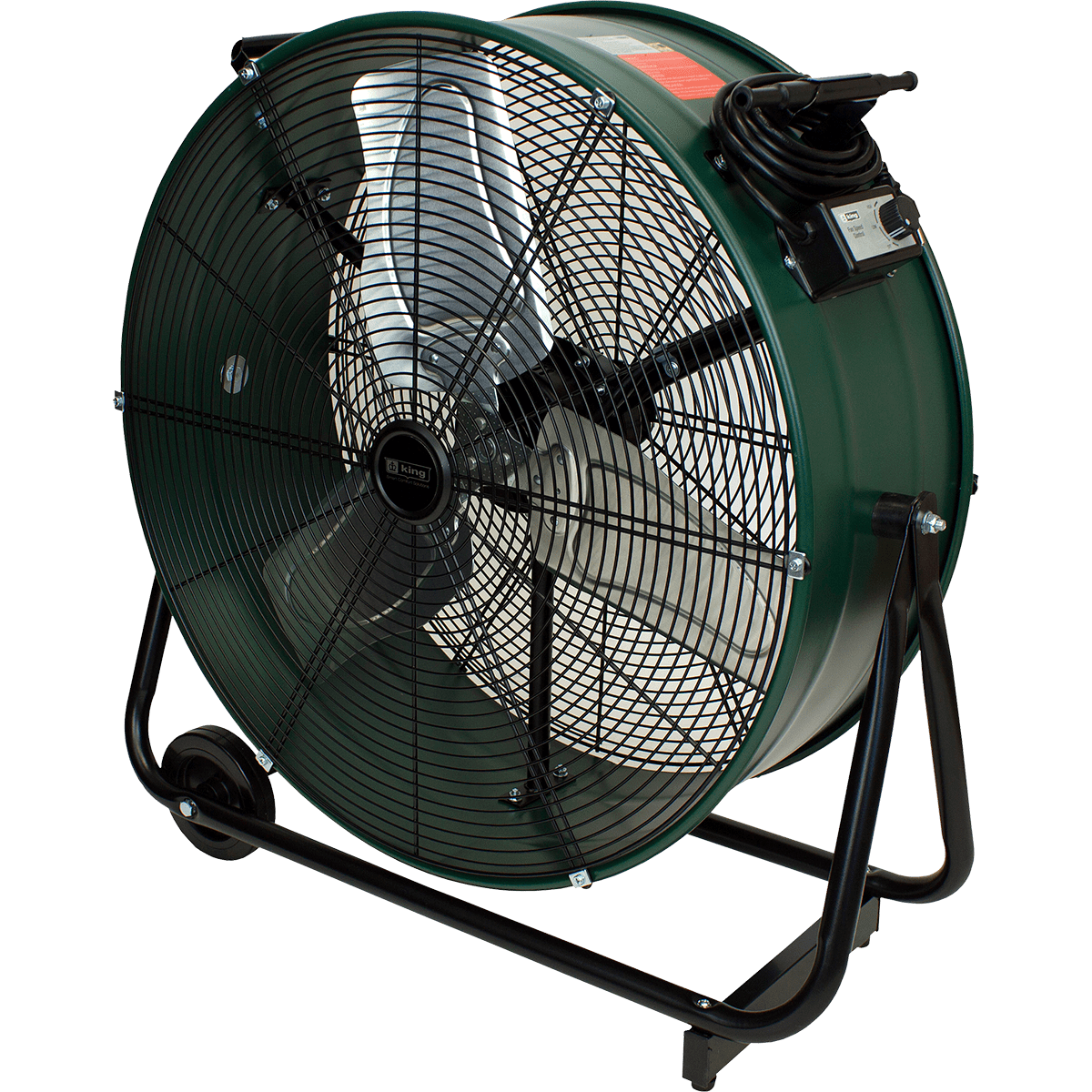 King Electric 24-in. Direct Drive Tiltable Drum Fan Model: DFC-24D-S