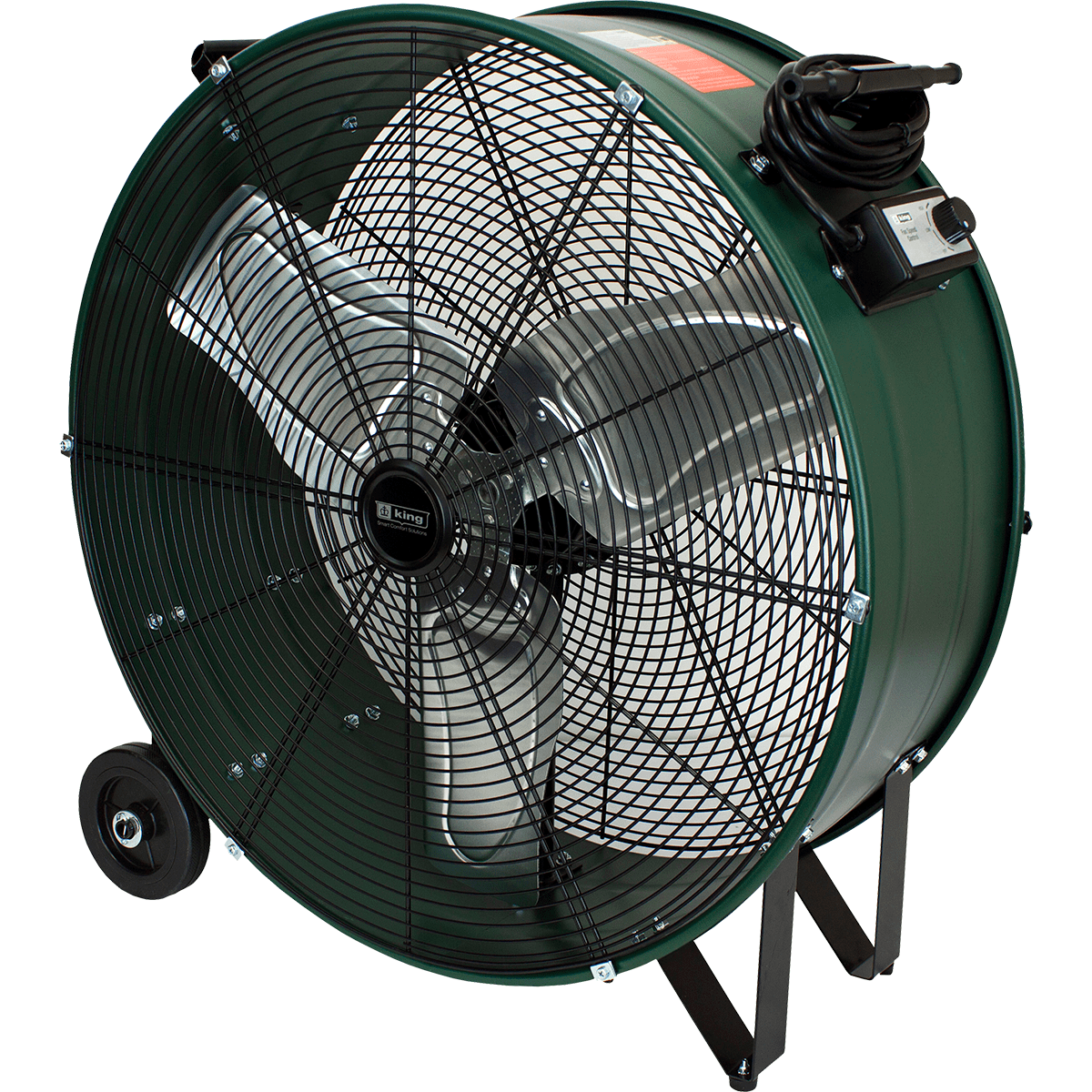 King Electric 36-in. Direct Drive Fixed Drum Fan