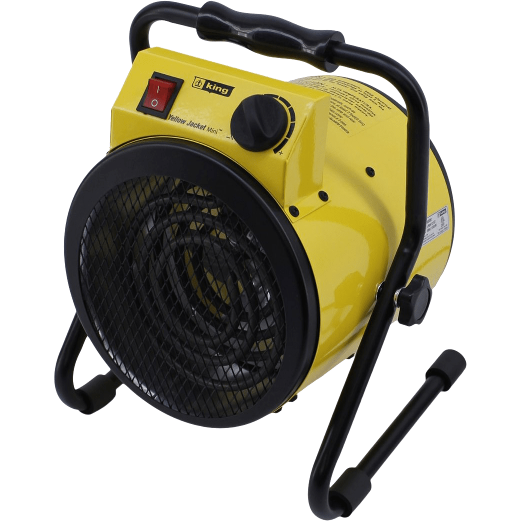 King Electric PSH1215T 1500W 120V Portable Shop Heater - Yellow