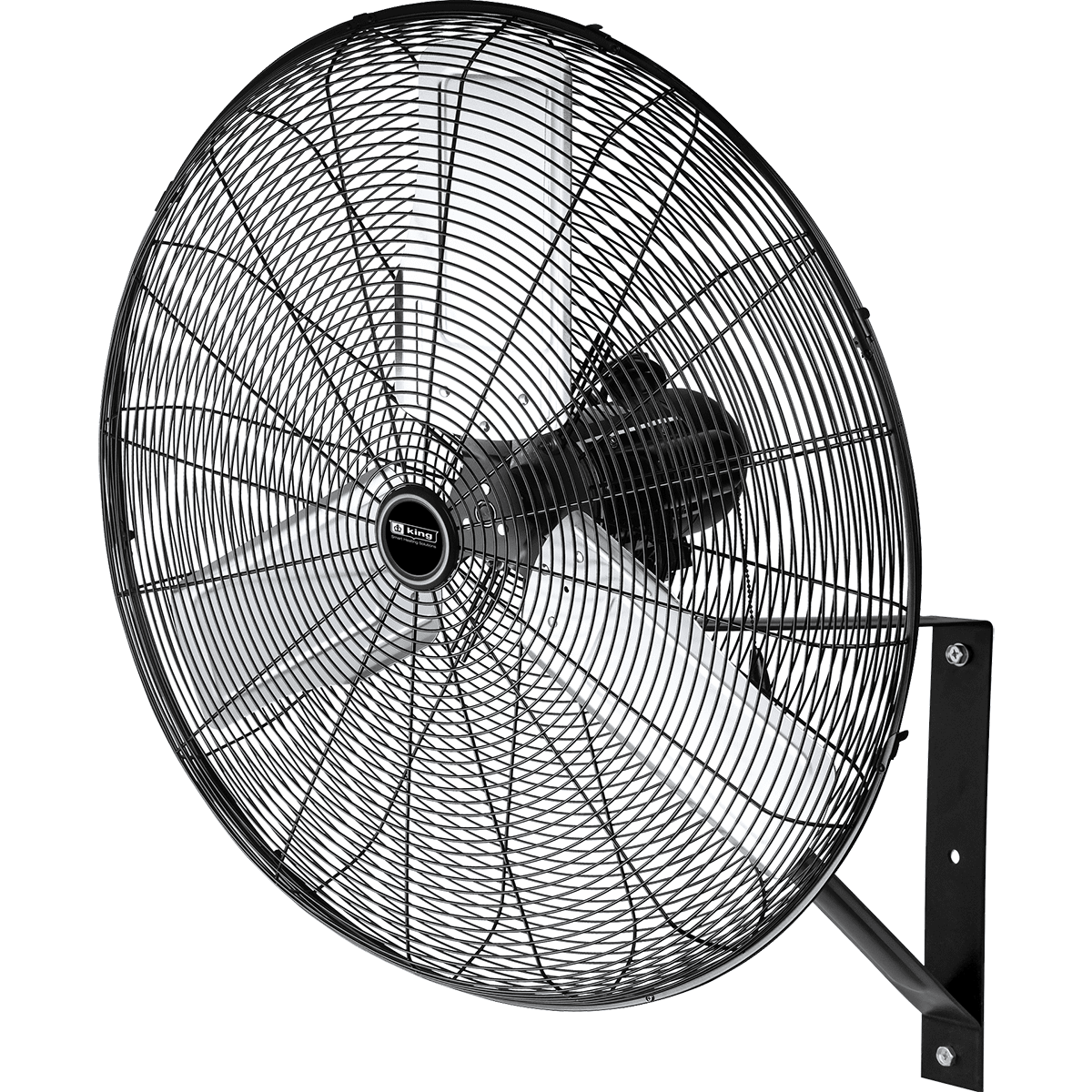 King Electric Outdoor Rated Oscillating Wall Mount Fan - 24-inch