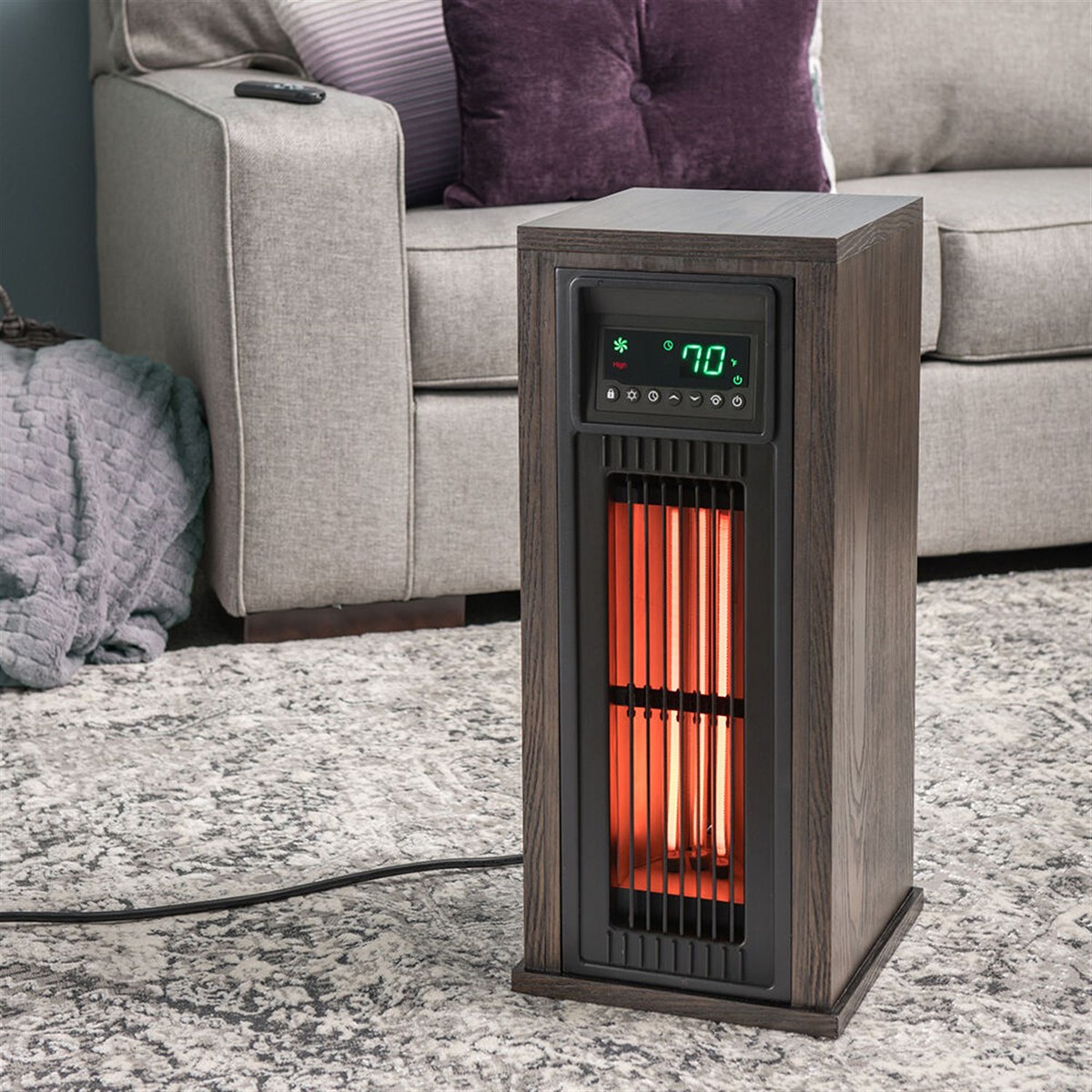 Lifesmart Infrared 23-In. Oscillating Tower Heater - Complete Review  