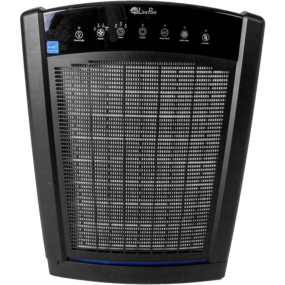 LivePure Bali HEPA Air Purifier Black