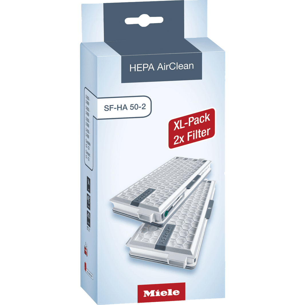 Miele SF-HA50 HEPA AirClean Filter 2-Pack