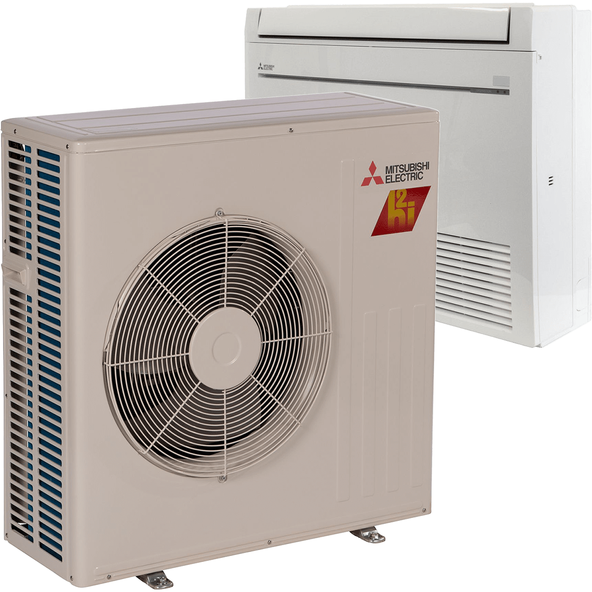 Mitsubishi 18,000 BTU Floor Mounted Mini Split Heat Pump