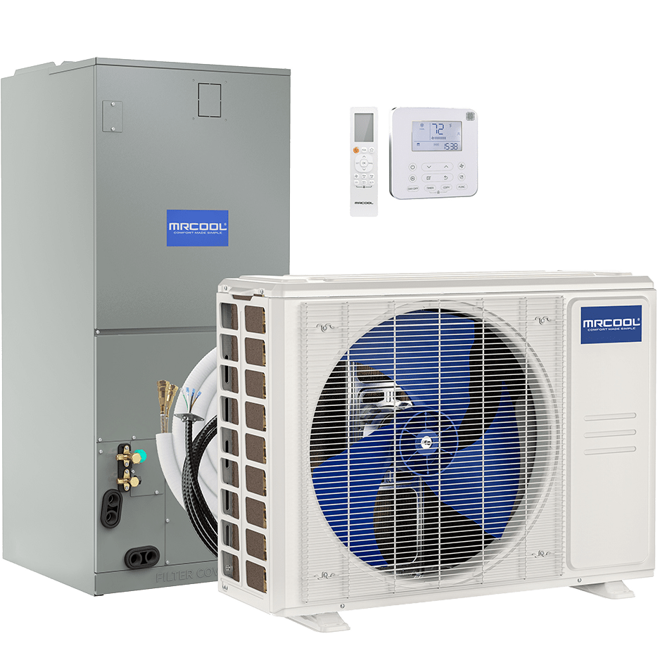 MrCool 2 Ton 24,000 BTU Central Ducted Hyper Heat Split System | Sylvane