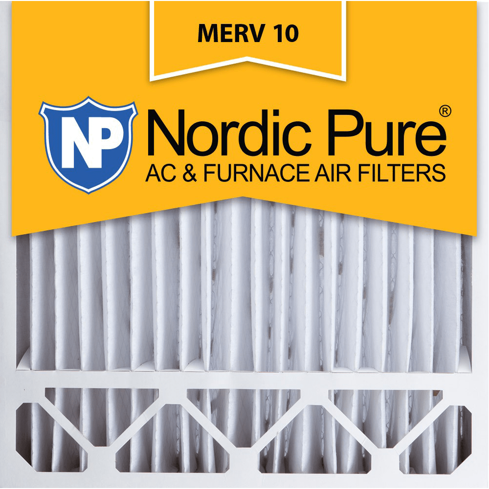 Nordic Pure MERV 10 Pleated Furnace Filter 20x20x5 (20x20X5HM10-1)