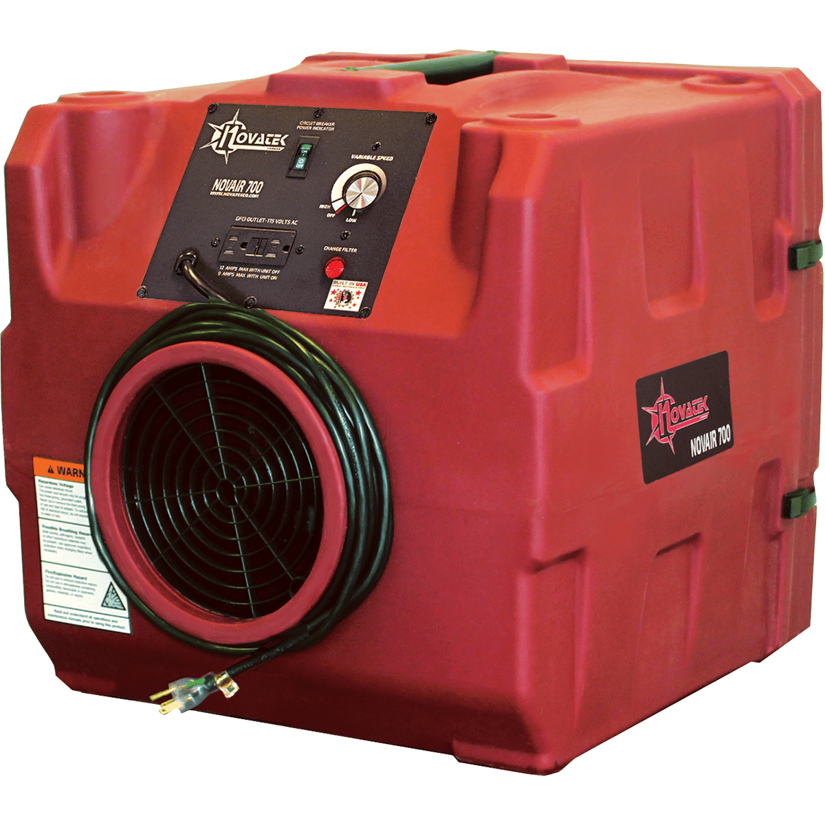 Novatek Novair 2000 HEPA Air Scrubber & Negative Air Machine at