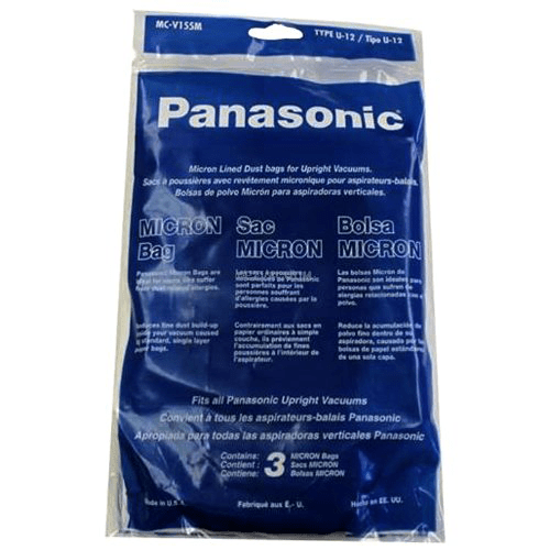 Panasonic MC-V155M Type U-12 Bags (3 Pack)