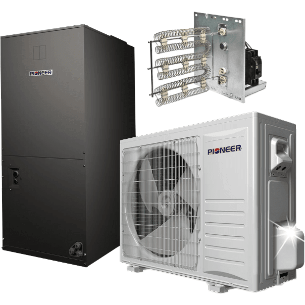 Pioneer 36,000 BTU 3 Ton 18 Seer Central Ducted Split Air Conditioner w/Inverter and Heat Pump 10kW Aux Heat