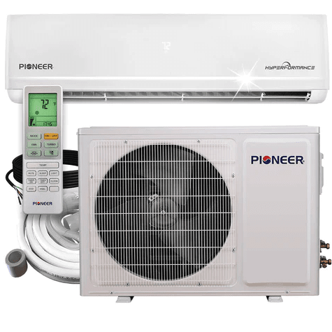 Pioneer 9,000 BTU Hyperformance Mini Split Heat Pump w/ Wi-Fi