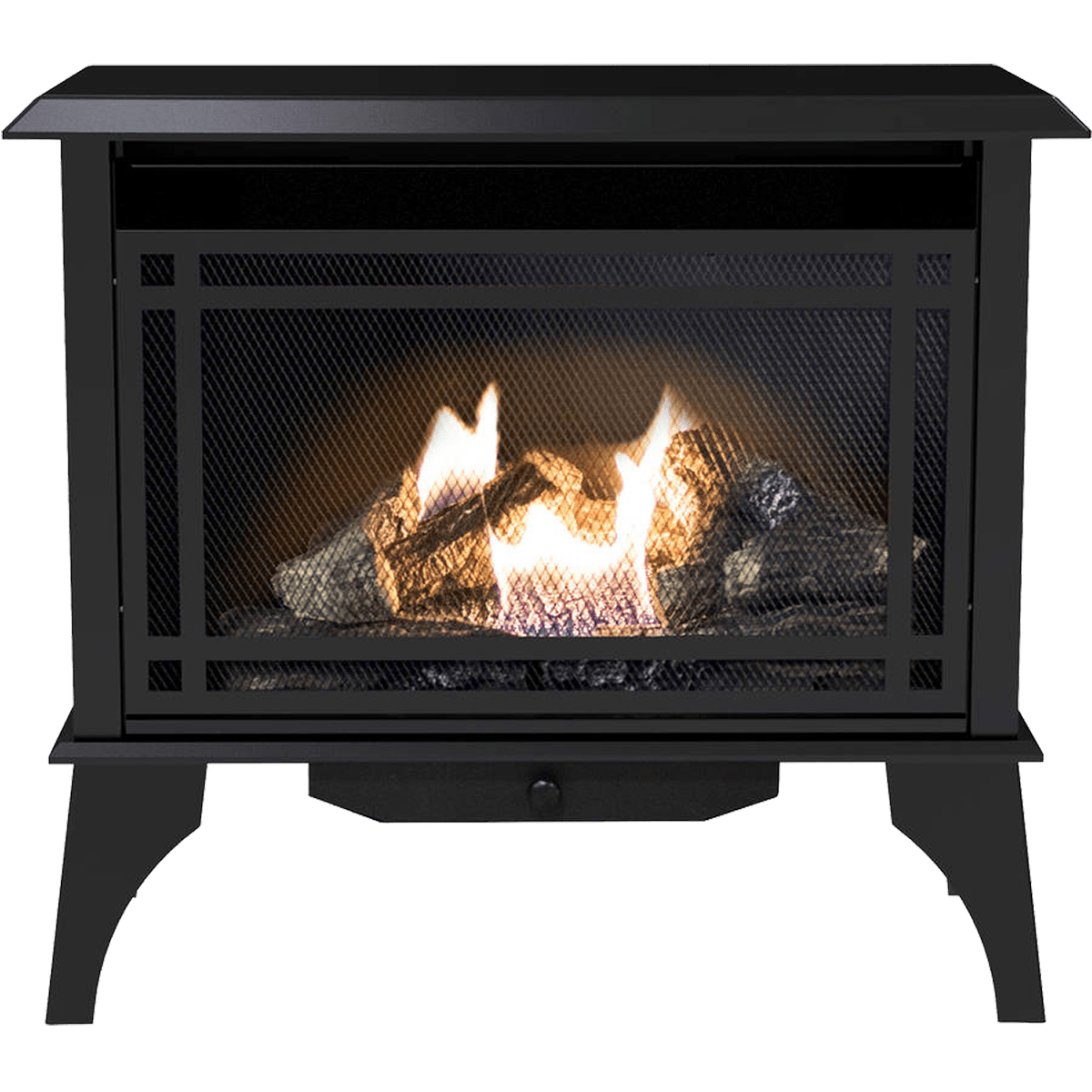 pleasant hearth ventless gas stove