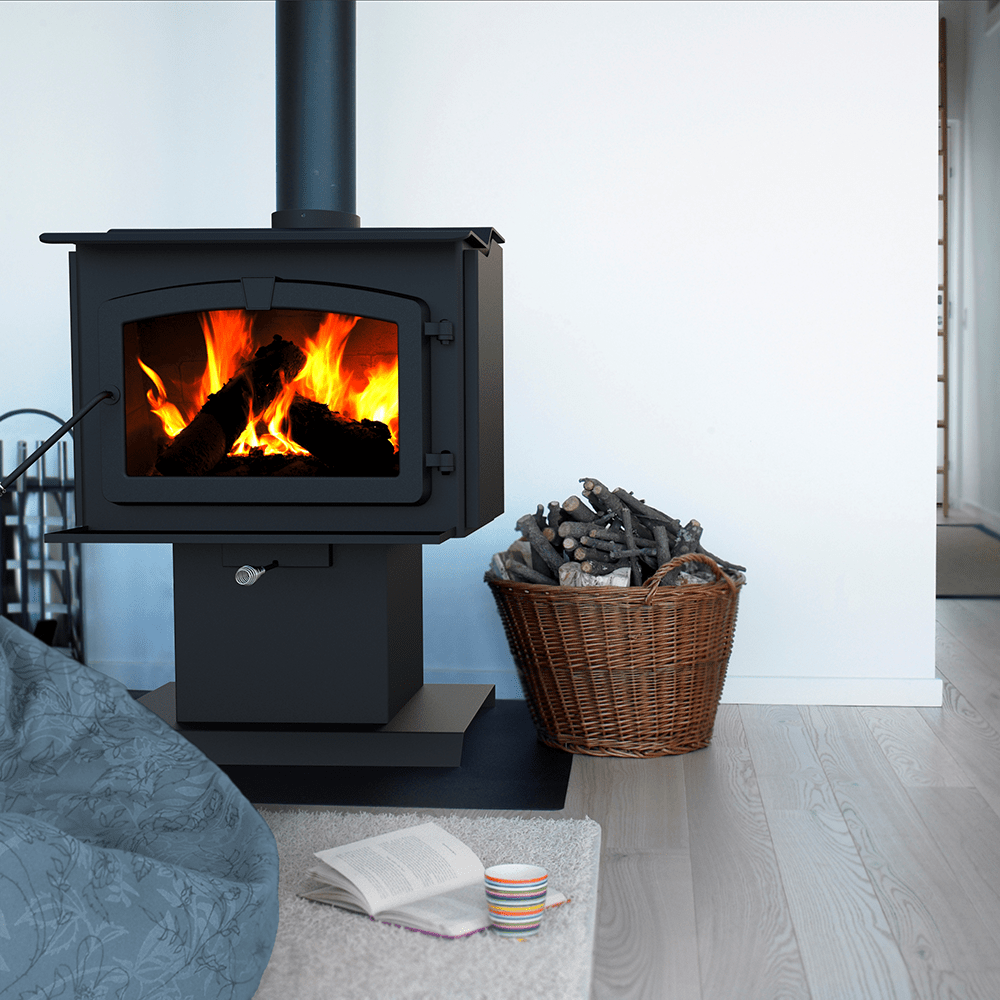 Pleasant Hearth HWS-224172MH 50,000 BTU Small Wood Burning Stove