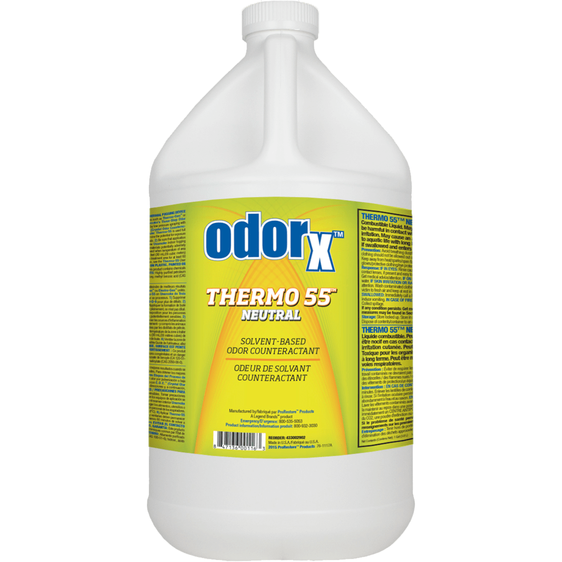 ProRestore ODORx Thermo55 Case of 4 Neutral