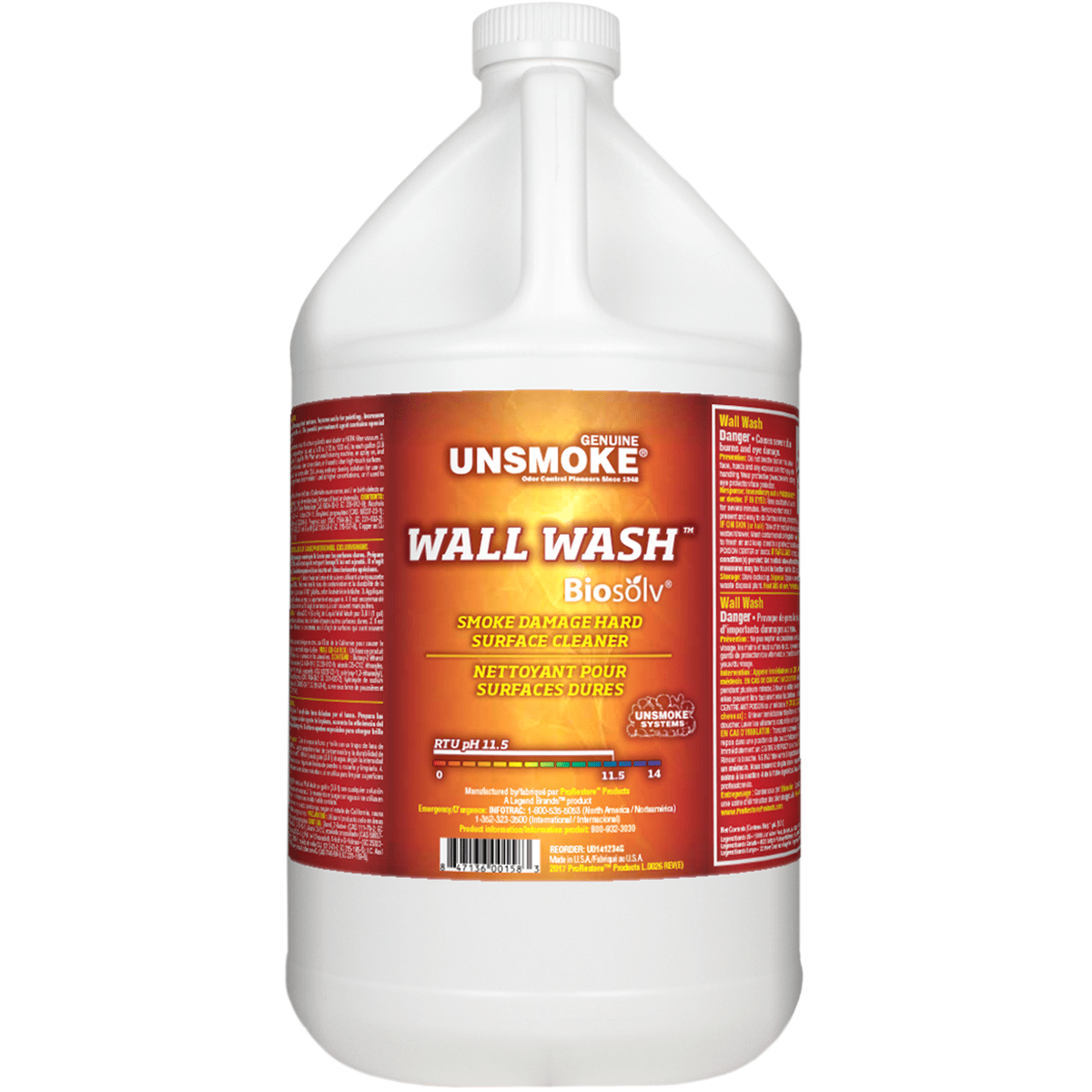 ProRestore Unsmoke Wall Wash with Biosolv - Case of 4
