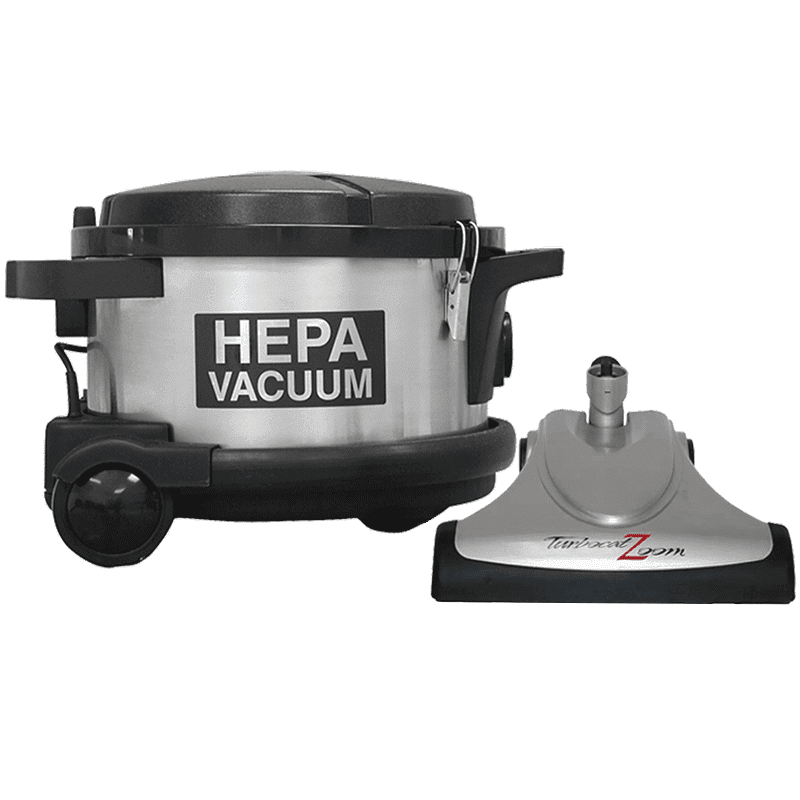 Pullman-Holt 390ASB HEPA 4 Gallon Vacuum with Air Driven Turbo Brush (B260944)