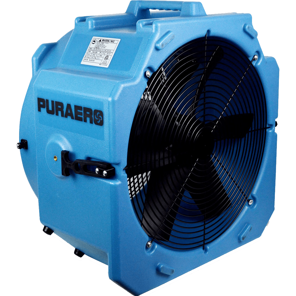 PURAERO 1/4 HP 4000 CFM 2.7A Pro Axial Fan