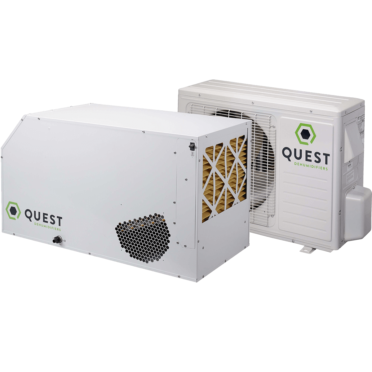 Quest Dual 185 Cool Split Dehumidifier Free Shipping Sylvane