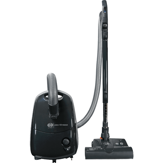 SEBO Airbelt E3 Premium Canister Vacuum - Gray