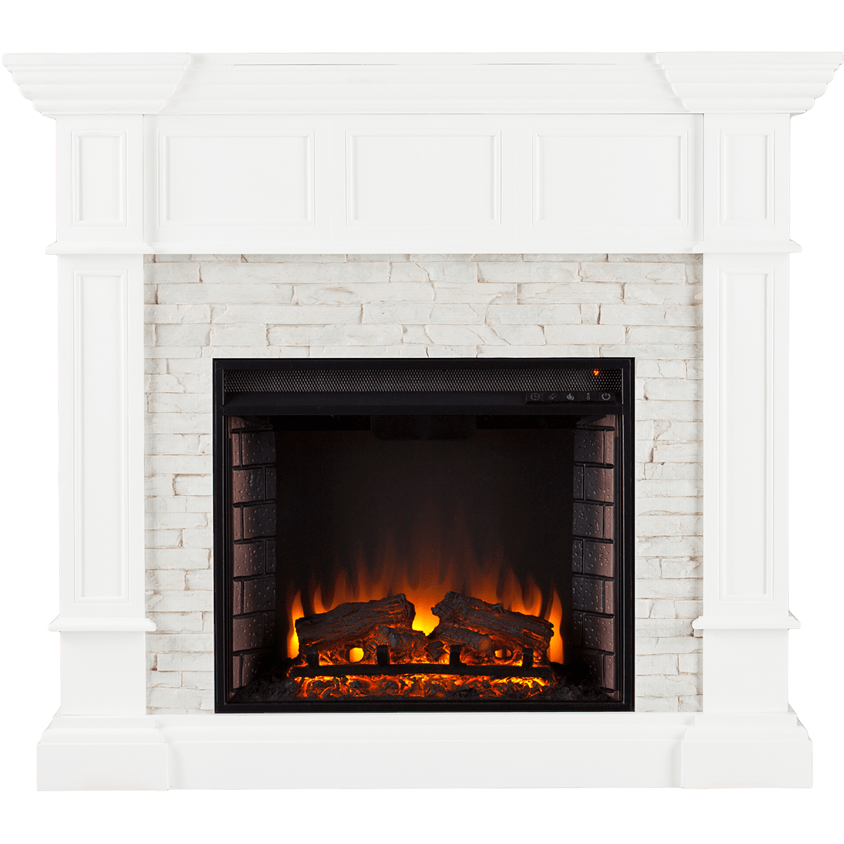 Southern Enterprises Corner Convertible Electric Fireplace -  FE9638