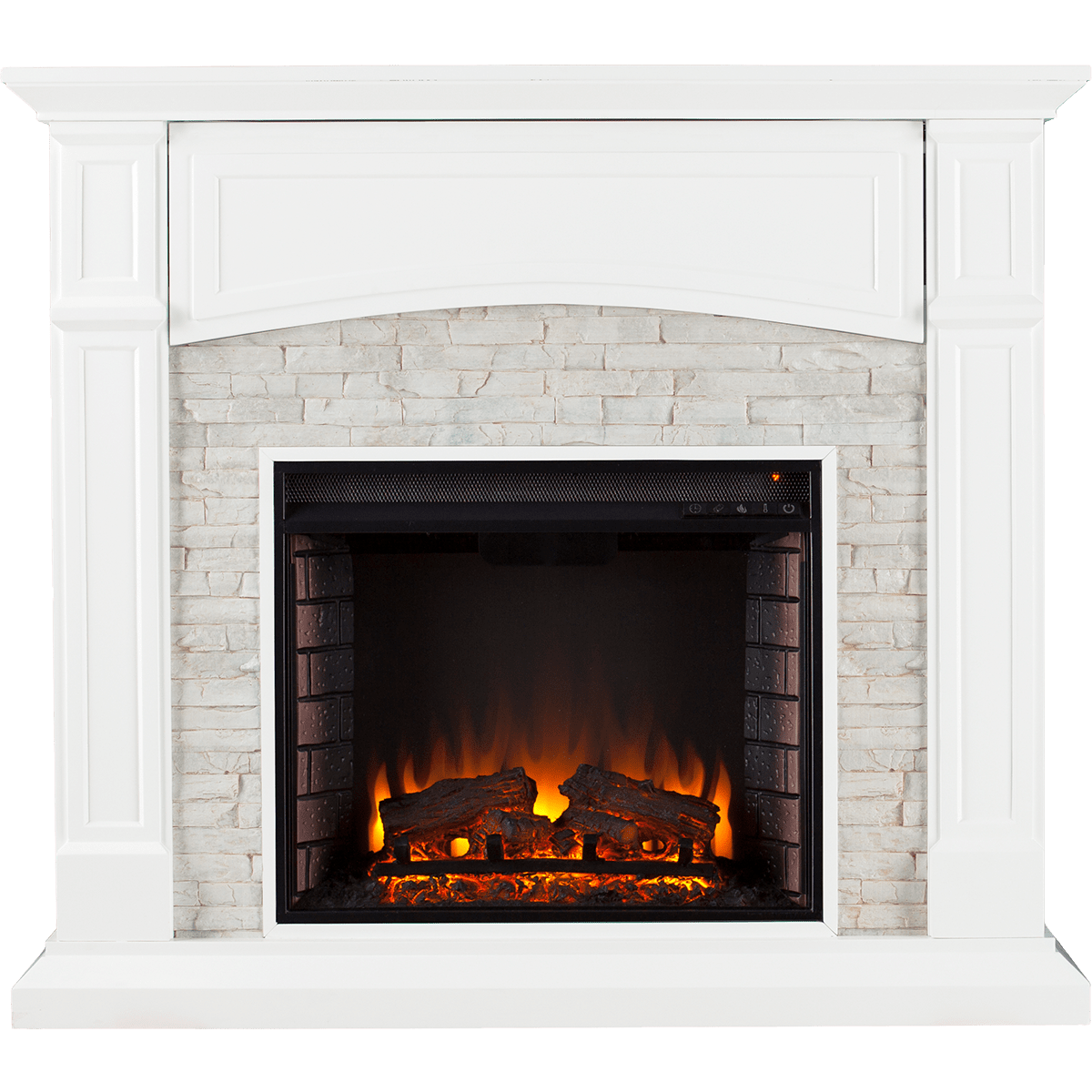 Southern Enterprises Seneca Electric Media Fireplace Sylane