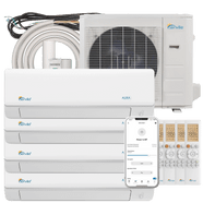 Senville 36 000 BTU Quad Zone Mini Split Heat Pump And Wi Fi