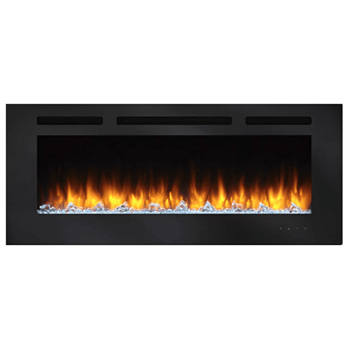 SimpliFire Allusion 48In. Recessed Linear Electric Fireplace Sylvane