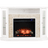 Southern Enterprises Redden Enhanced Electric Fireplace - White - view 3