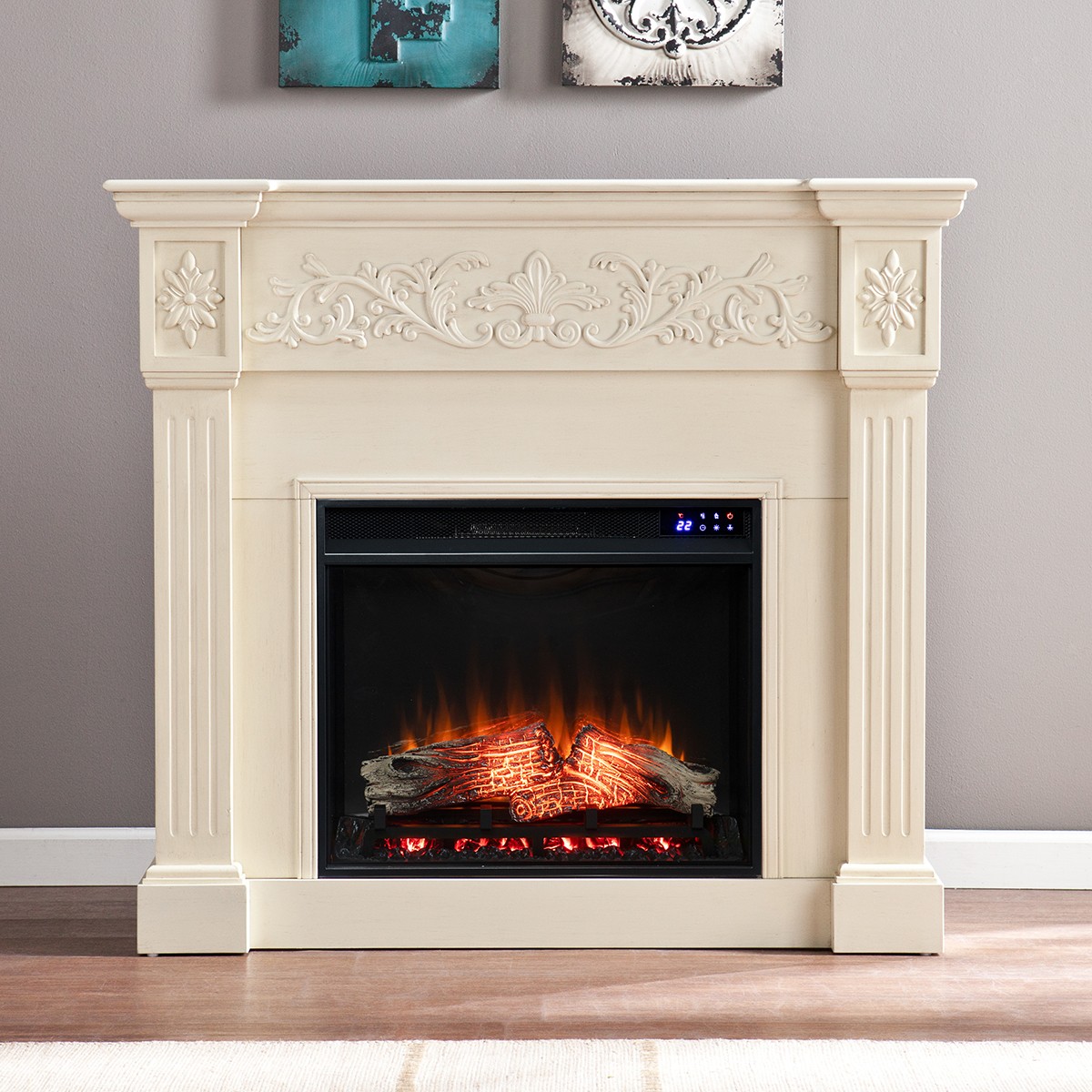 Southern Enterprises Calvert Electric Fireplace