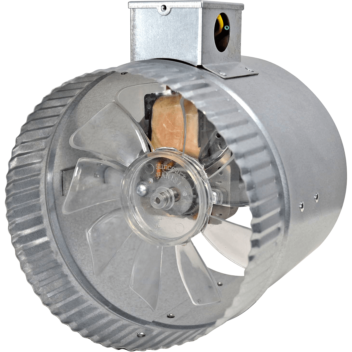 Suncourt 6-in 2-Speed Inductor In-Line Duct Fan