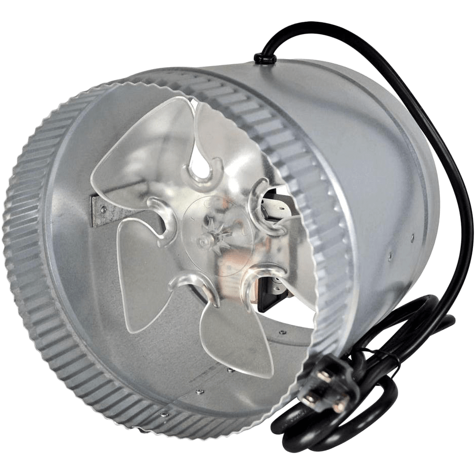 SUNCOURT Inductor 6-in dia Galvanized Steel Axial Duct Fan Inline Duct Fan  in the Duct Fans department at