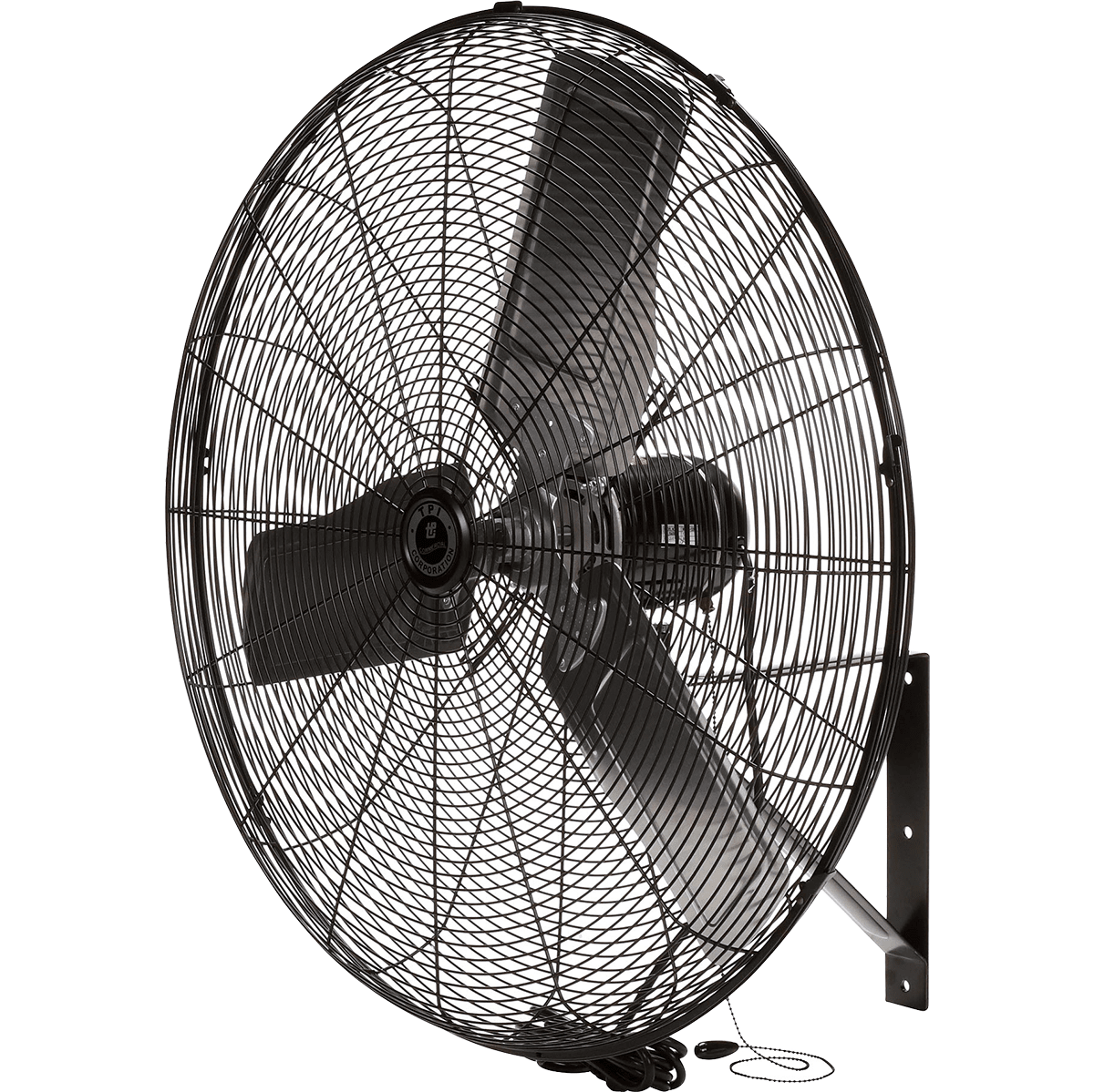 TPI CACU 3-Speed 1/4 HP Fixed Commercial Fan - 24-in. Wall Mount