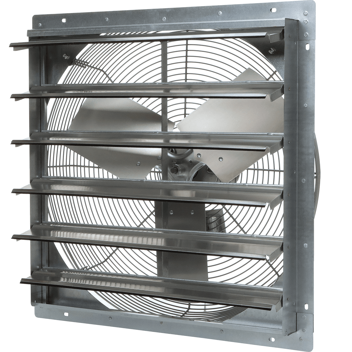 TPI CE24DS 24-In. 2-Speed 1/4 HP Direct Drive Shutter Mounted Exhaust Fan