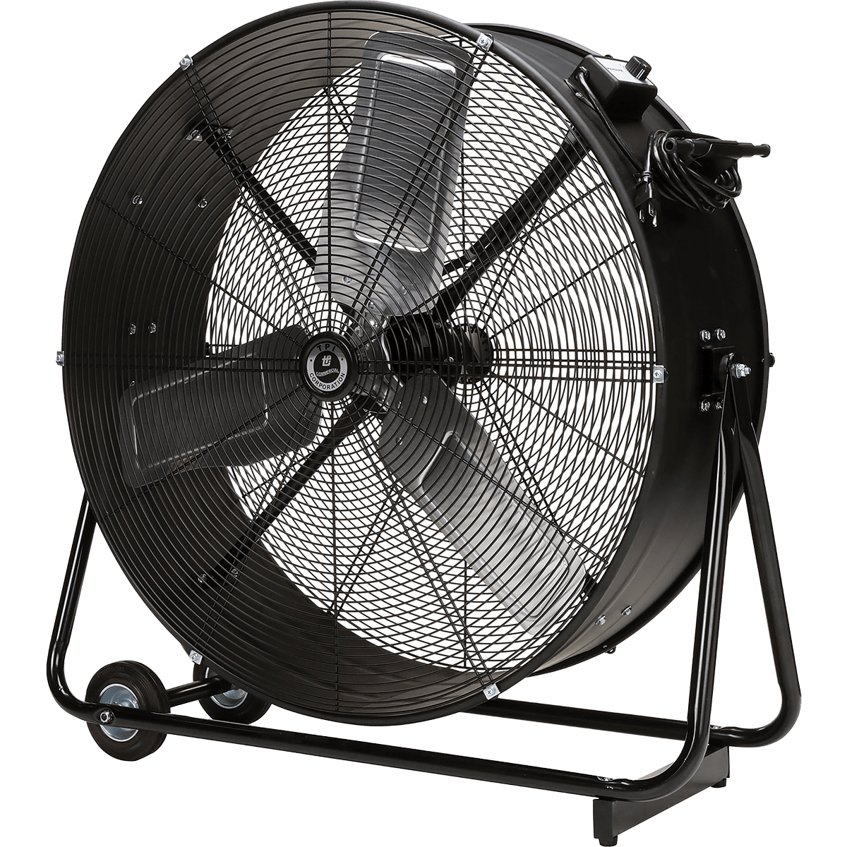TPI CPB 2Speed Direct Drive Commercial Portable Drum Fan 30In. 1/5