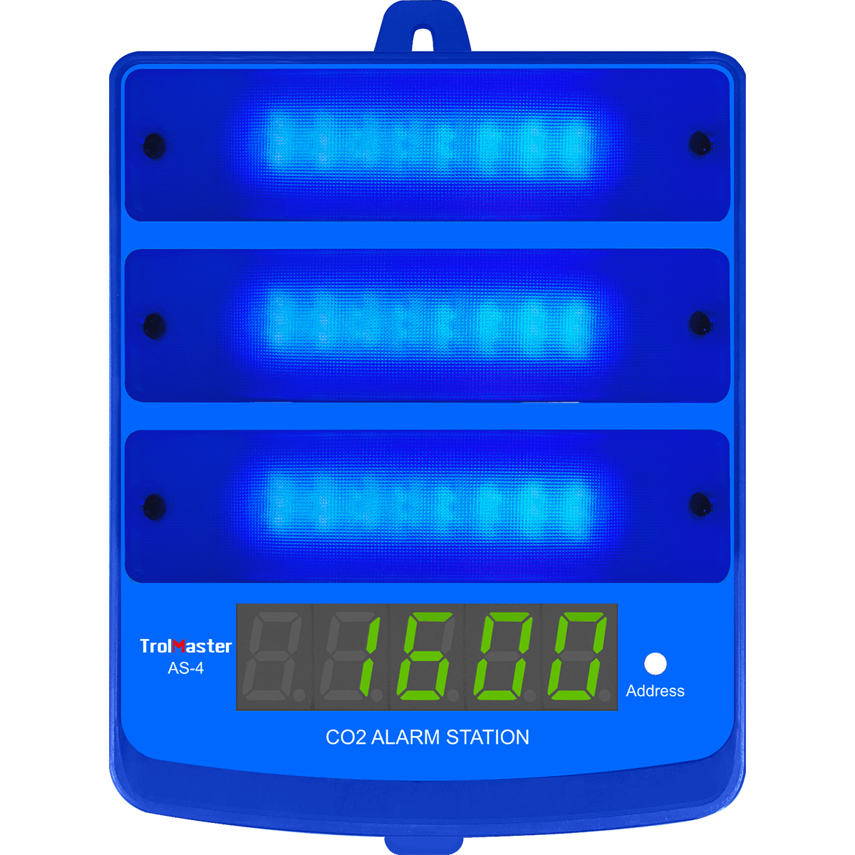 TrolMaster CO2 Alarm Station W/Cable Set - Blue Light