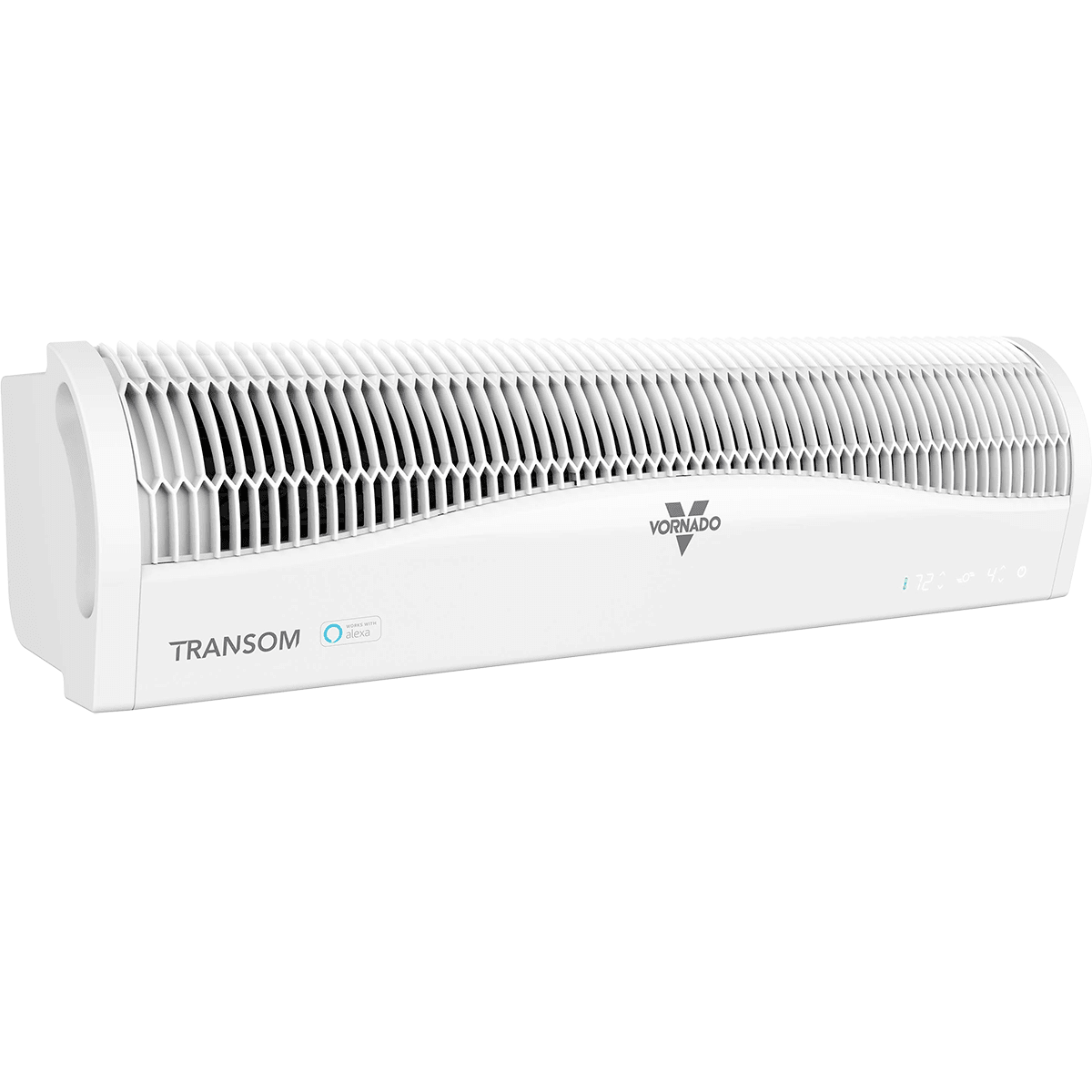 Vornado TRANSOM AE Window Air Circulator w/ Alexa Ice White