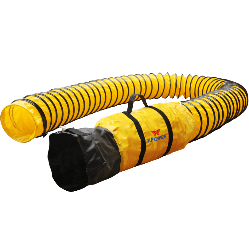 XPOWER 8in. Ducting Hose 25ft. Sylvane