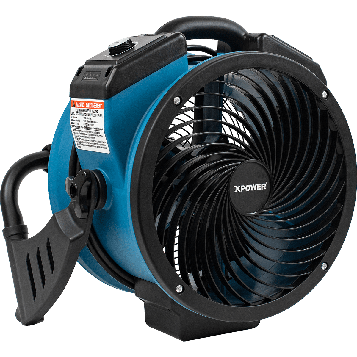 XPOWER FC-150B Brushless DC Motor Rechargeable Whole Room Air Circulator