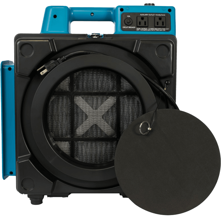 XPOWER X2480A Professional 3Stage Mini HEPA Air Scrubber Blue